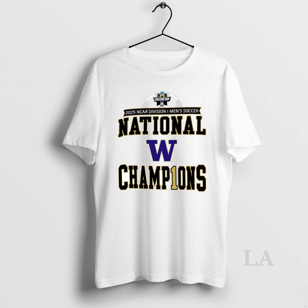 Original Washington Huskies 2025 Ncaa Division I Mens Soccer National Champions Circle T-Shirts, Hoodie, Sweatshirt