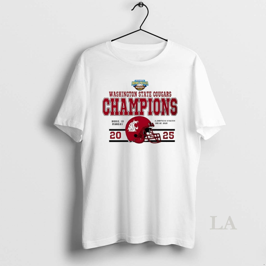 Original Washington State Cougars Potato Bowl Champions 2025 T-Shirts, Hoodie, Sweatshirt | PopFlextees.com