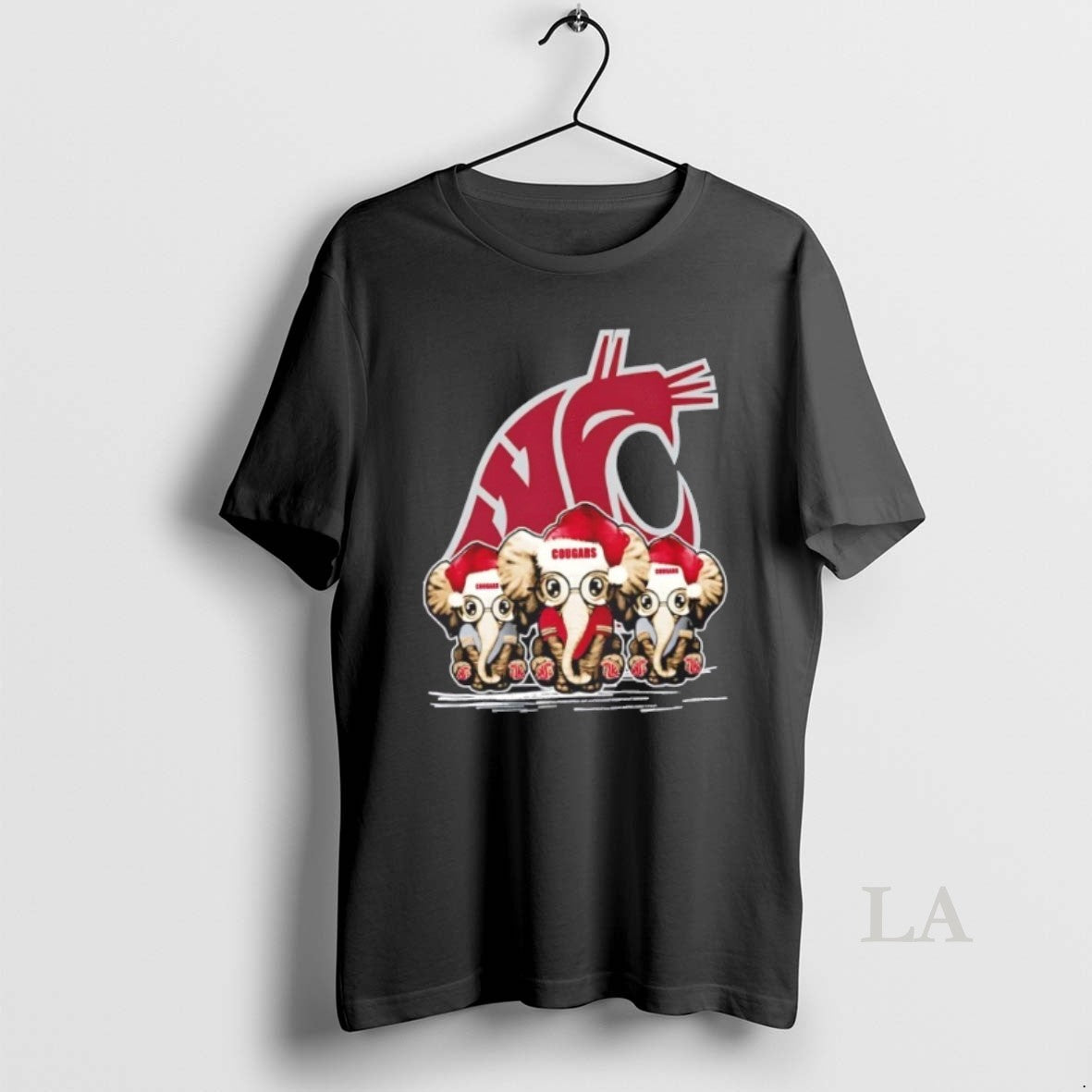 Original Washington State Cougars X Elephants Santa Hat Merry Christmas T-Shirts, Hoodie, Sweatshirt | PopFlextees.com