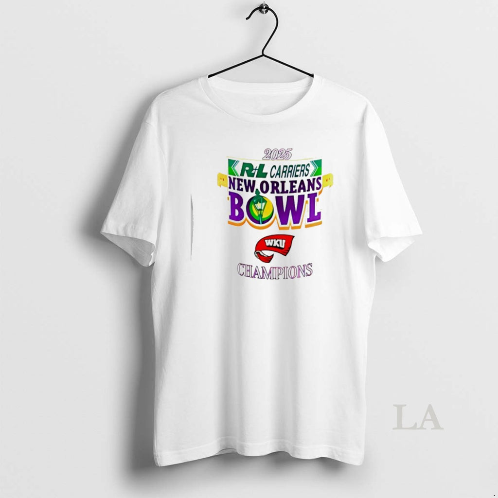 Original Western Kentucky 2025 New Orleans Bowl Champions Logo T-Shirts, Hoodie, Sweatshirt | PopFlextees.com