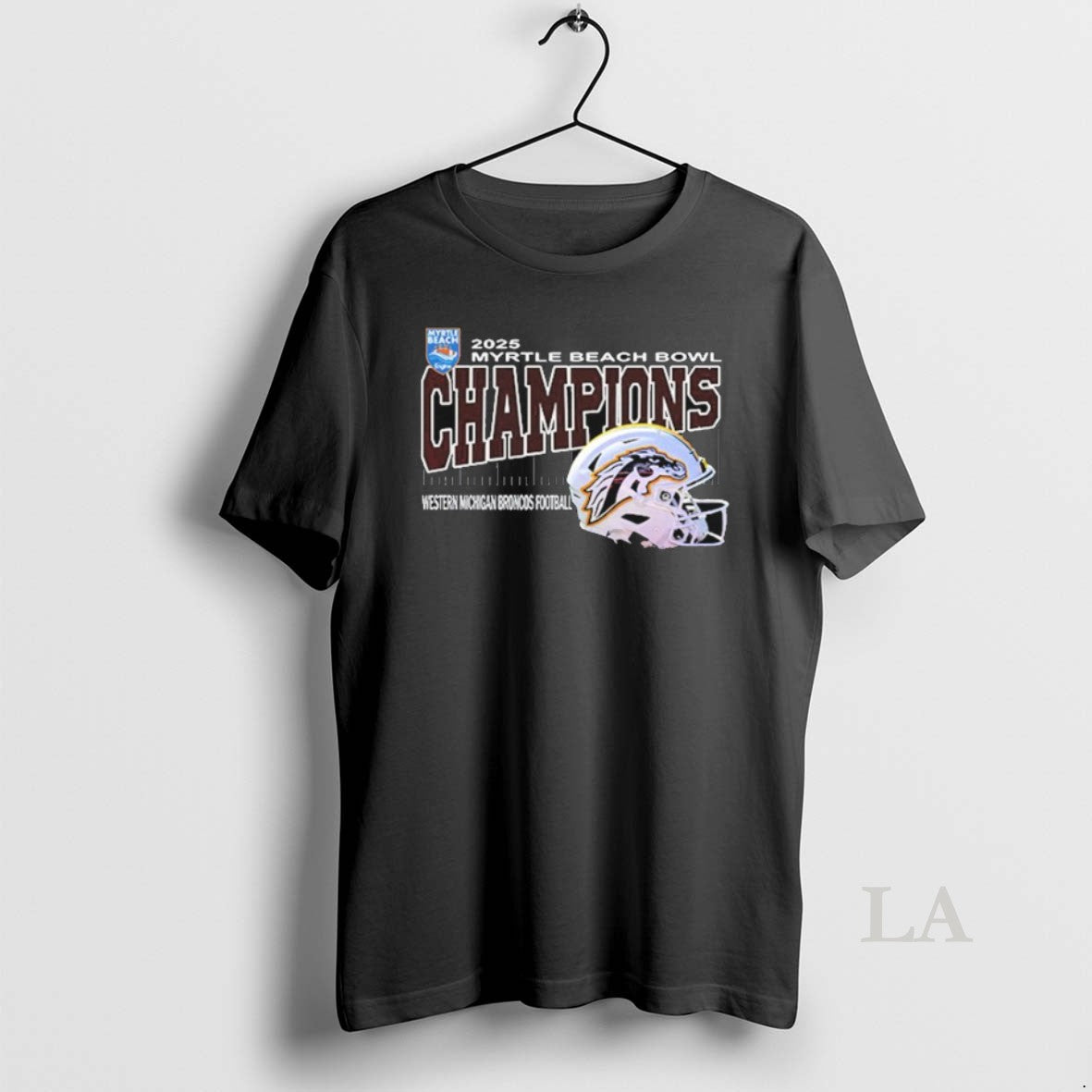 Original Western Michigan Broncos Are Myrtle Beach Bowl Champions Helmet Brooks Stadium Conway South T-Shirts, Hoodie, Sweatshirt