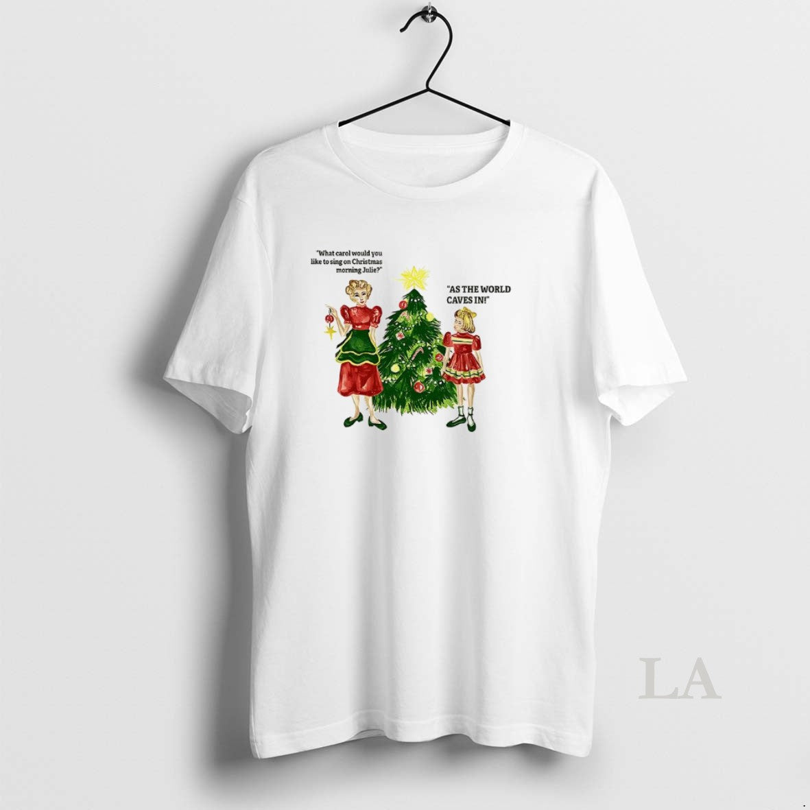 Original What Carol Would You Like To Sing On Christmas Morning Julie T-Shirts, Hoodie, Sweatshirt | PopFlextees.com