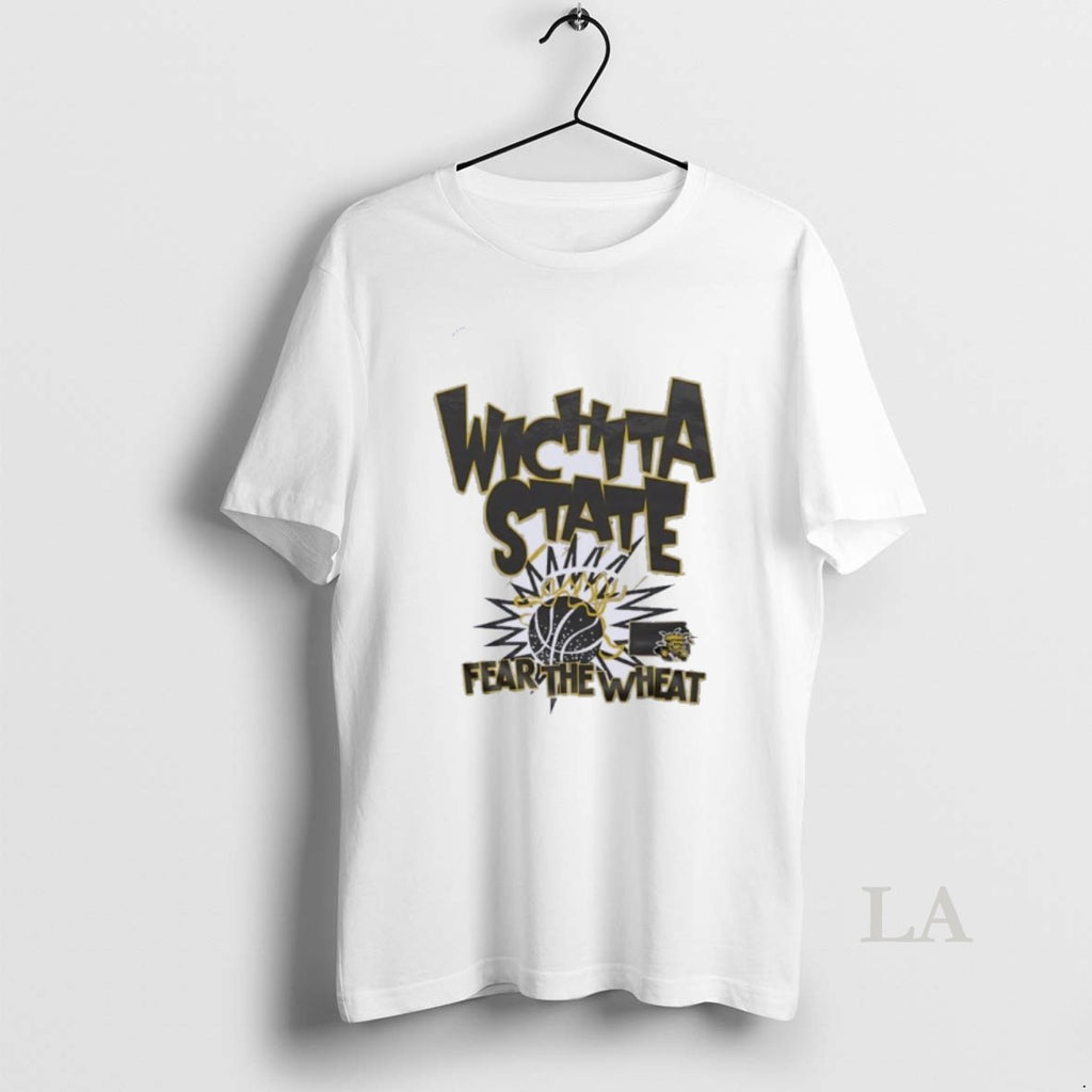 Original Wichita State Basketball Slam Fear The Wheat T-Shirts, Hoodie, Sweatshirt | PopFlextees.com