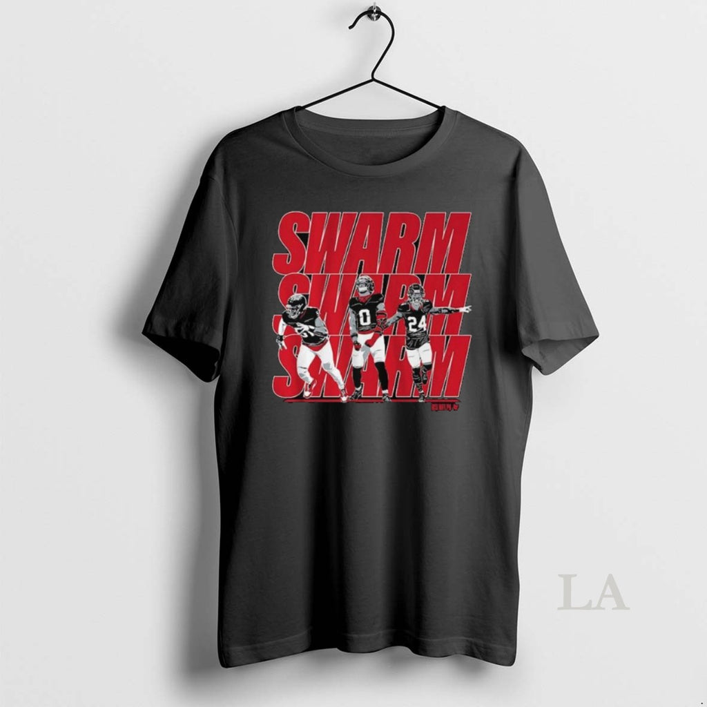 Original Will Anderson Jr Azeez Al Shaair Derek Stingley Jr Swarm Long Sleve T-Shirts, Hoodie, Sweatshirt | PopFlextees.com