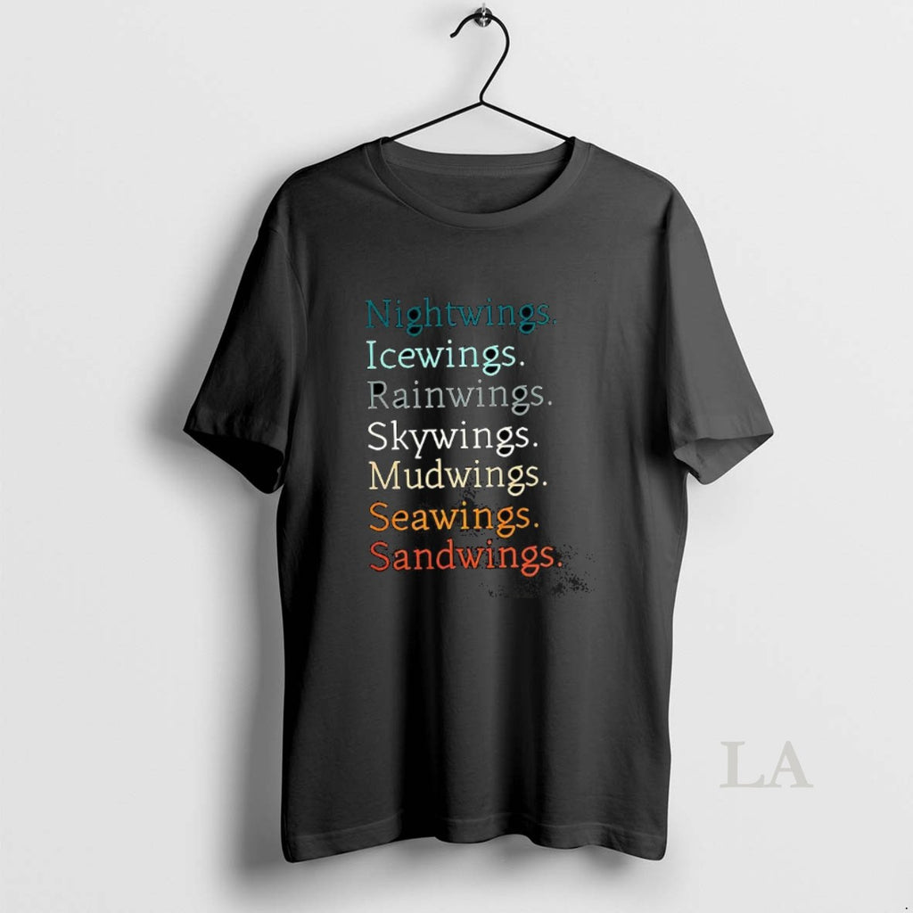 Original Wings Of Fire Dragons Names Of Dragon Tribes T-Shirts, Hoodie, Sweatshirt | PopFlextees.com