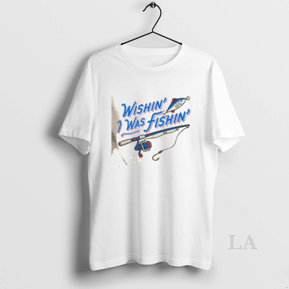 Original Wishin I Was Fishin Graphic T-Shirts, Hoodie, Sweatshirt | PopFlextees.com