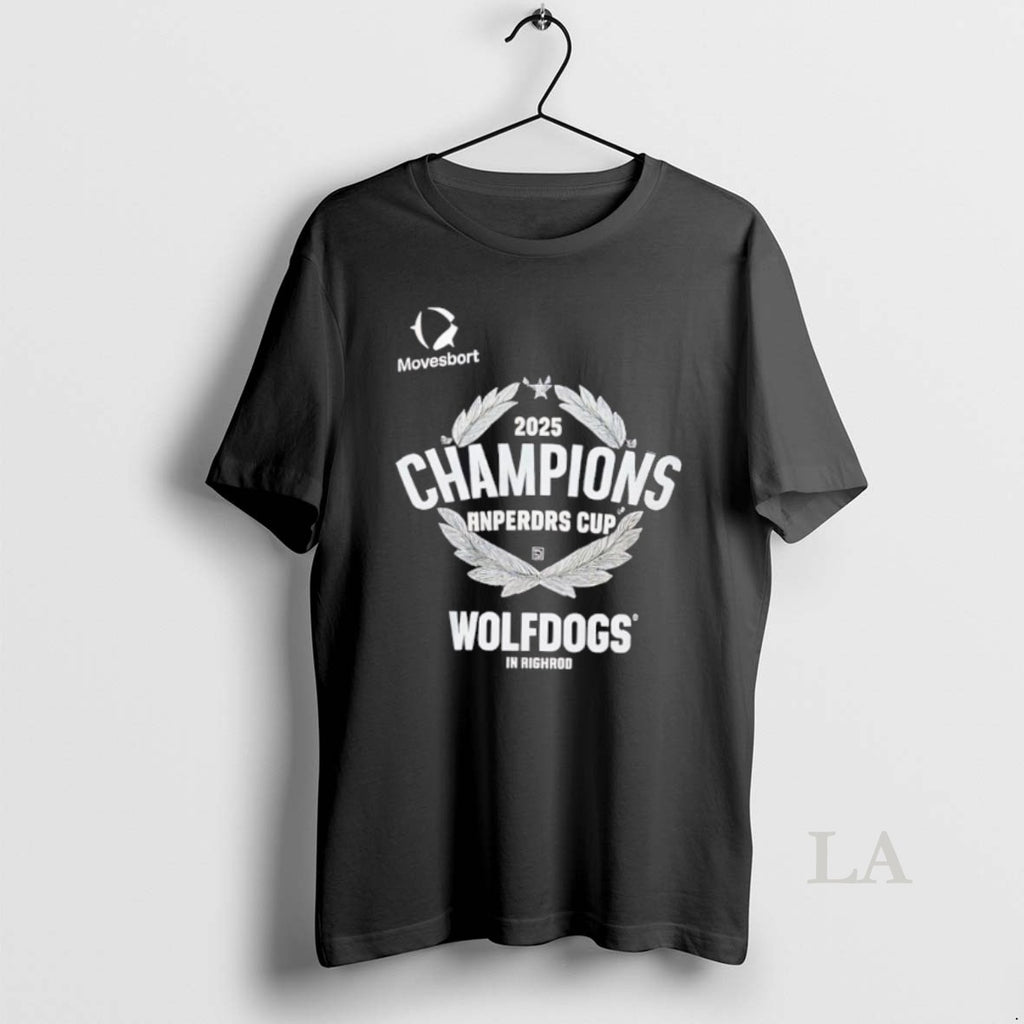 Original Wolfdogs Righrod 2025 Champions Anperdrs Cup T-Shirts, Hoodie, Sweatshirt