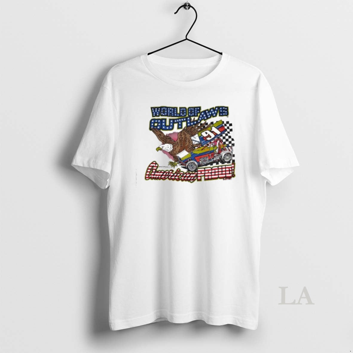 Original World Of Outlaws American Proud Eagle Car T-Shirts, Hoodie, Sweatshirt | PopFlextees.com