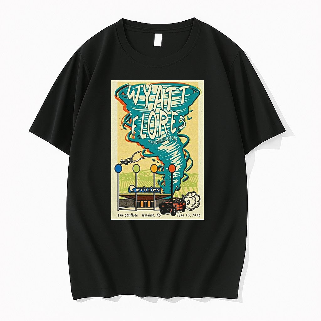 Original Wyatt Flores Concert Wichita The Cotillion June 23 2026 1 Tshirts Jpg