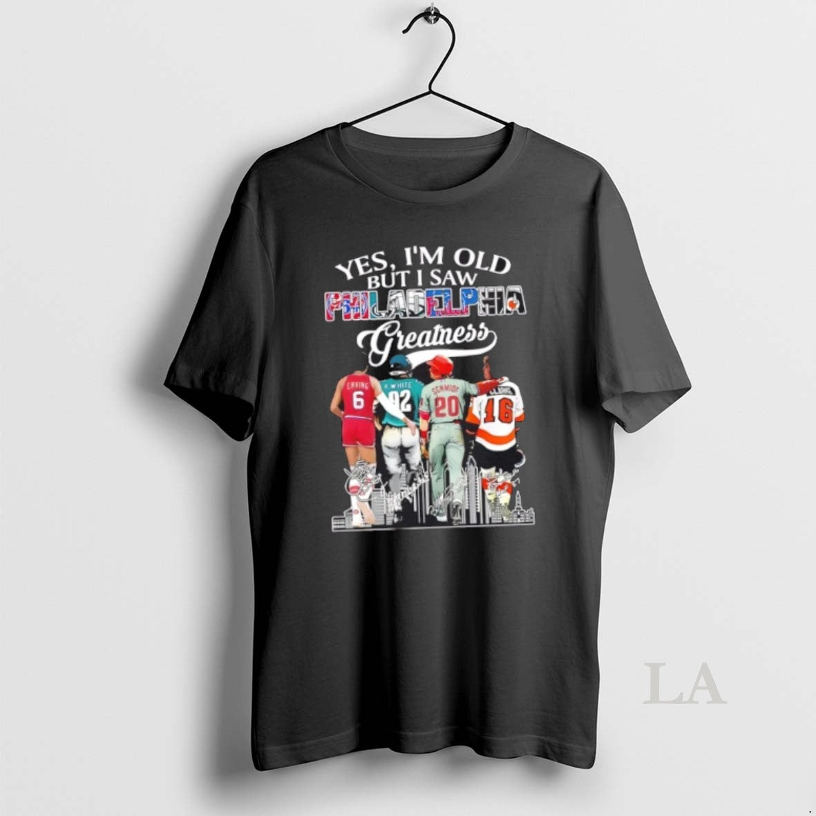 Original Yes Im Old But I Saw Philadelphia Sports Greatness Legends Skyline T-Shirts, Hoodie, Sweatshirt | PopFlextees.com