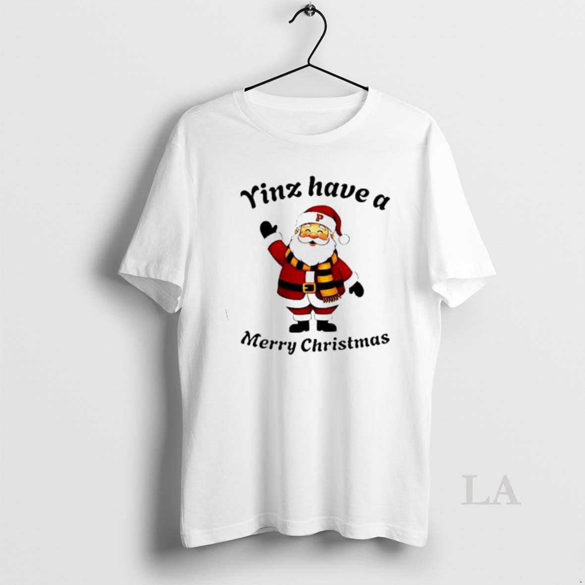 Original Yinz Have A Merry Christmas Santa Pittsburgh Holiday T-Shirts, Hoodie, Sweatshirt | PopFlextees.com