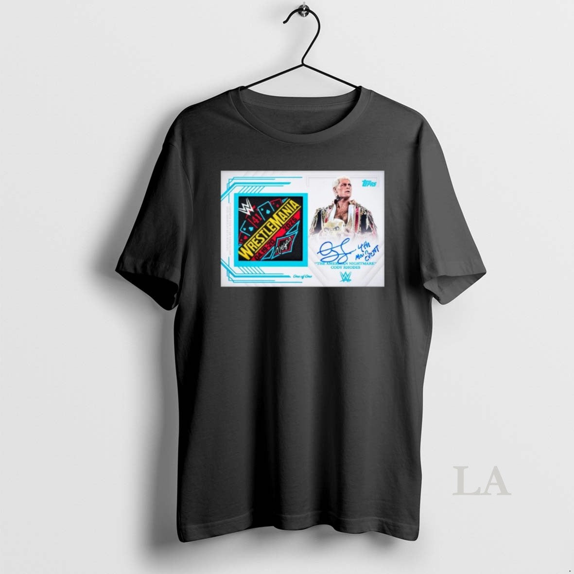 Original Cody Rhodes 1 Of 1 Wrestlemania 41 Patch Autograph Topps T-Shirts, Hoodie, Sweatshirt | PopFlextees.com