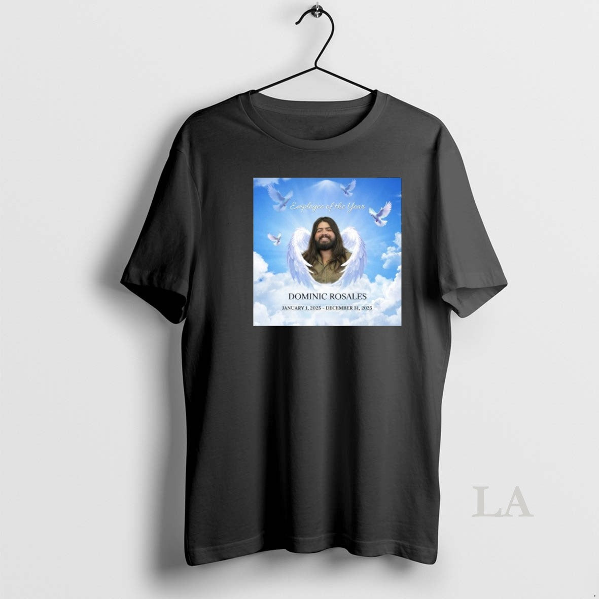 Original Employee Of The Year Dominic Rosales January 1 2025 December 31 2025 T-Shirts, Hoodie, Sweatshirt | PopFlextees.com