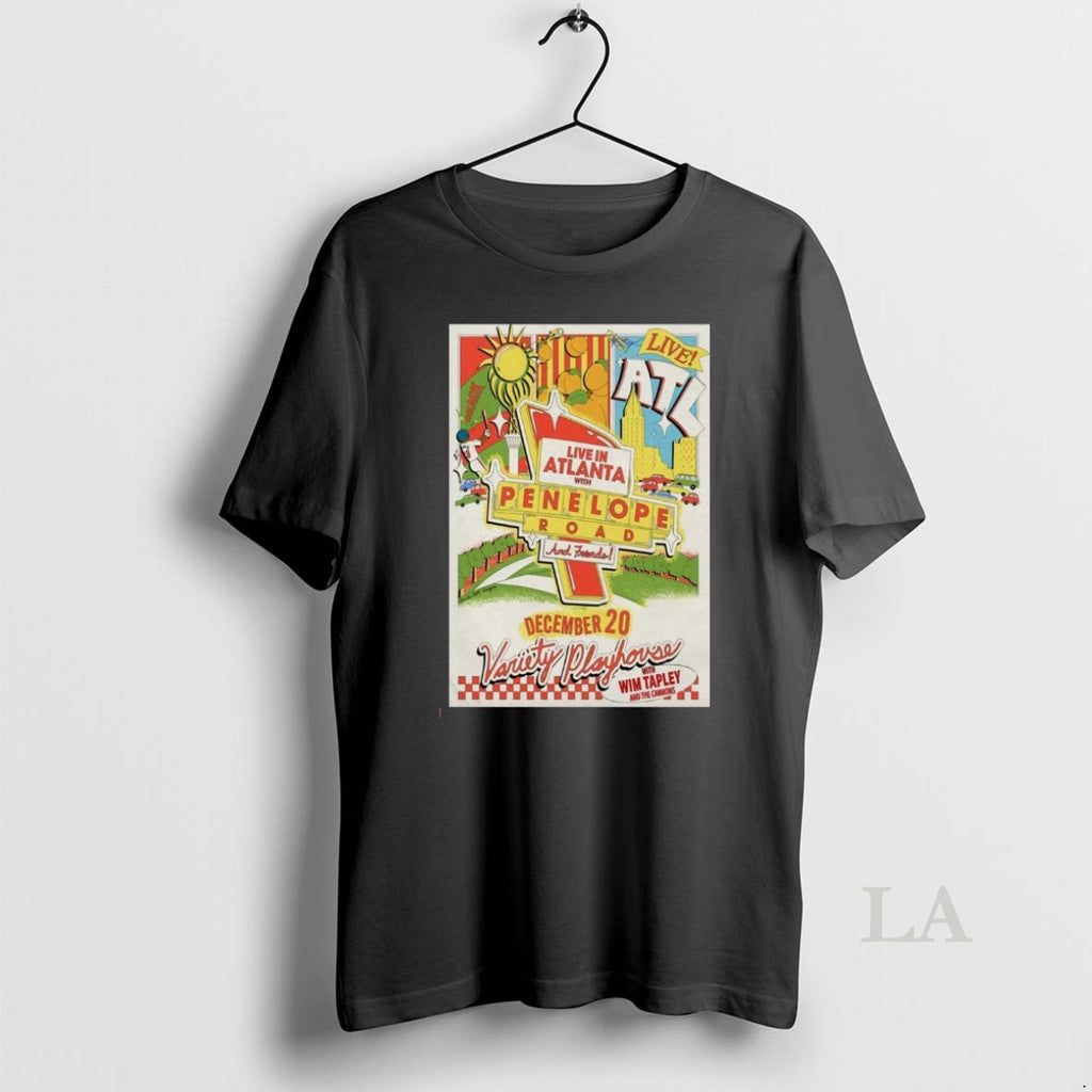Original Penelope Road And Friends December 20 2025 Atlanta Ga T-Shirts, Hoodie, Sweatshirt | PopFlextees.com