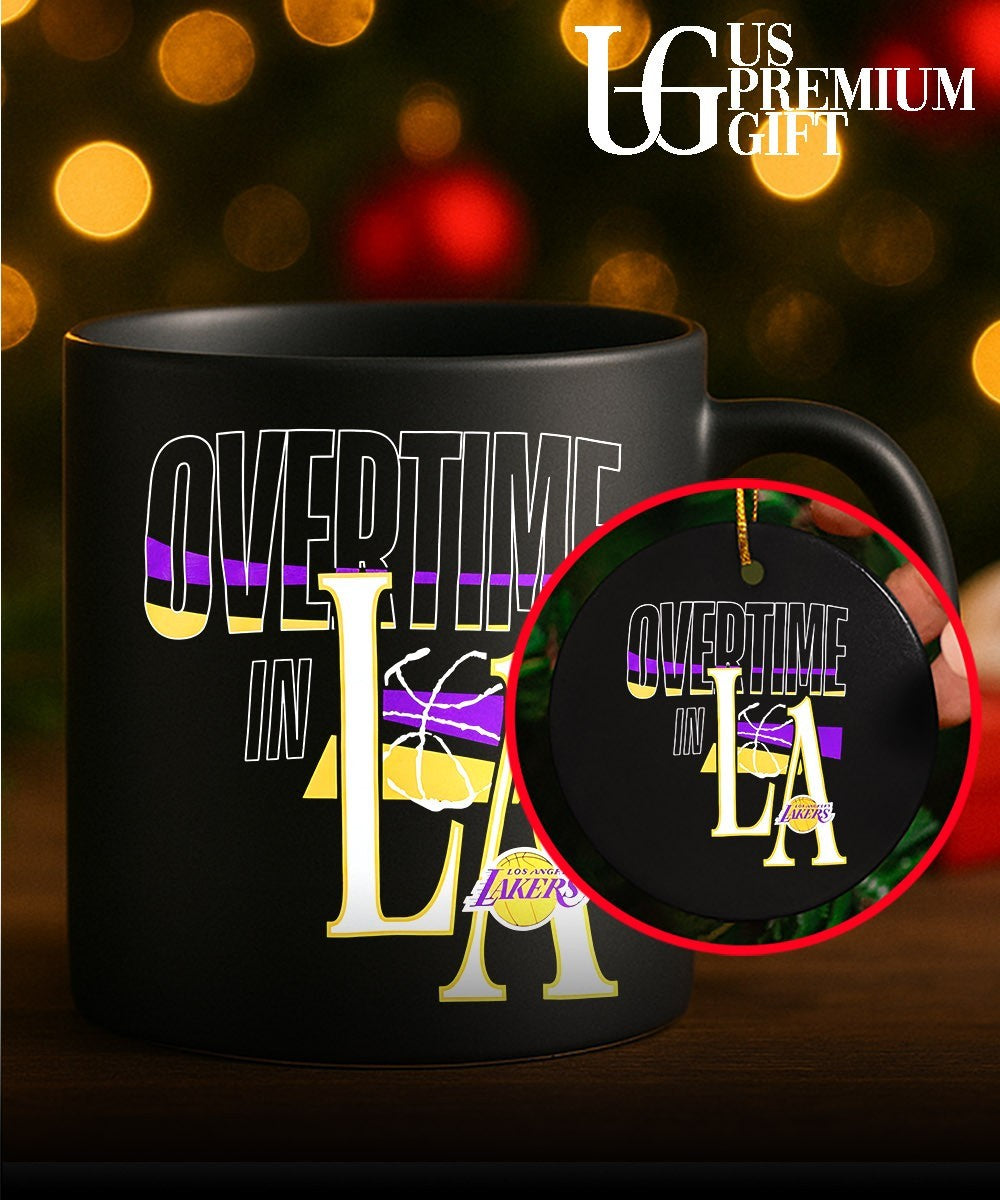 Overtime in Los Angeles Lakers basketball shirt