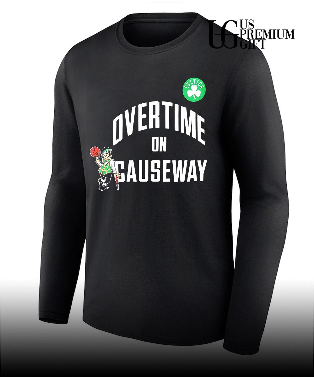 Overtime on Causeway Boston Celtics NBA shirt