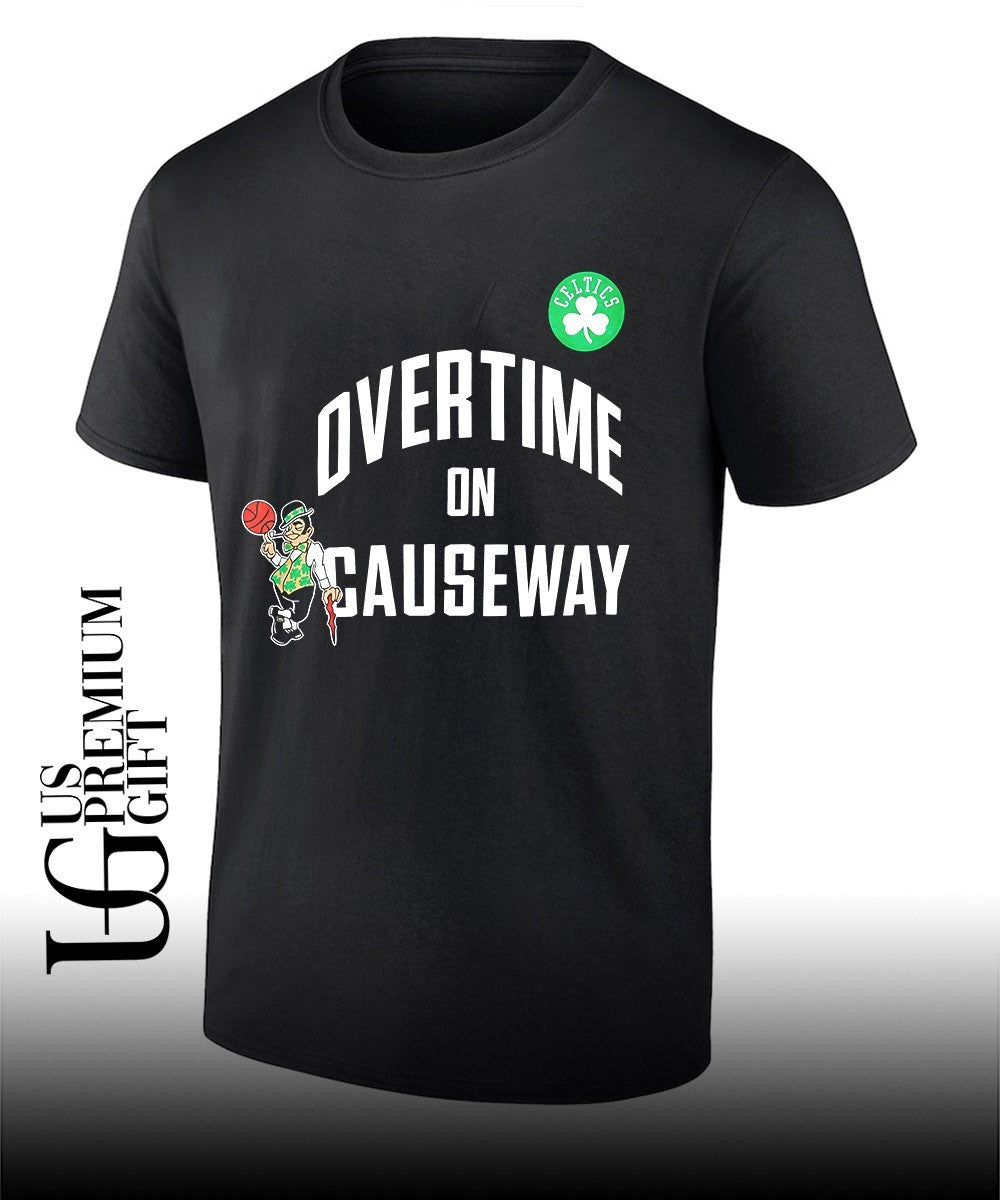 Overtime on Causeway Boston Celtics NBA shirt