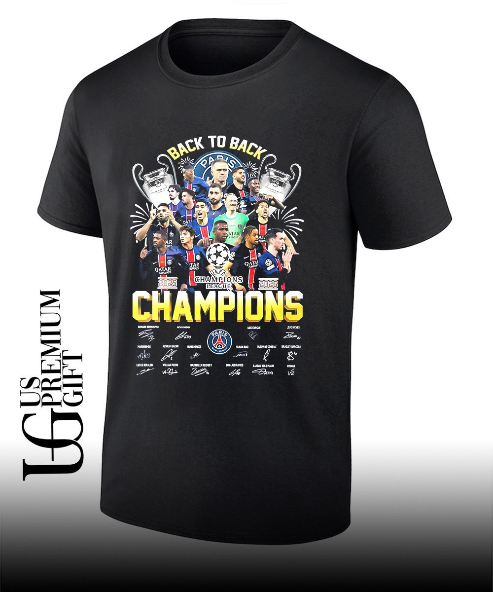 PSG Paris Saint Germain Special UEFA Champions of Europe 2026 signature shirt