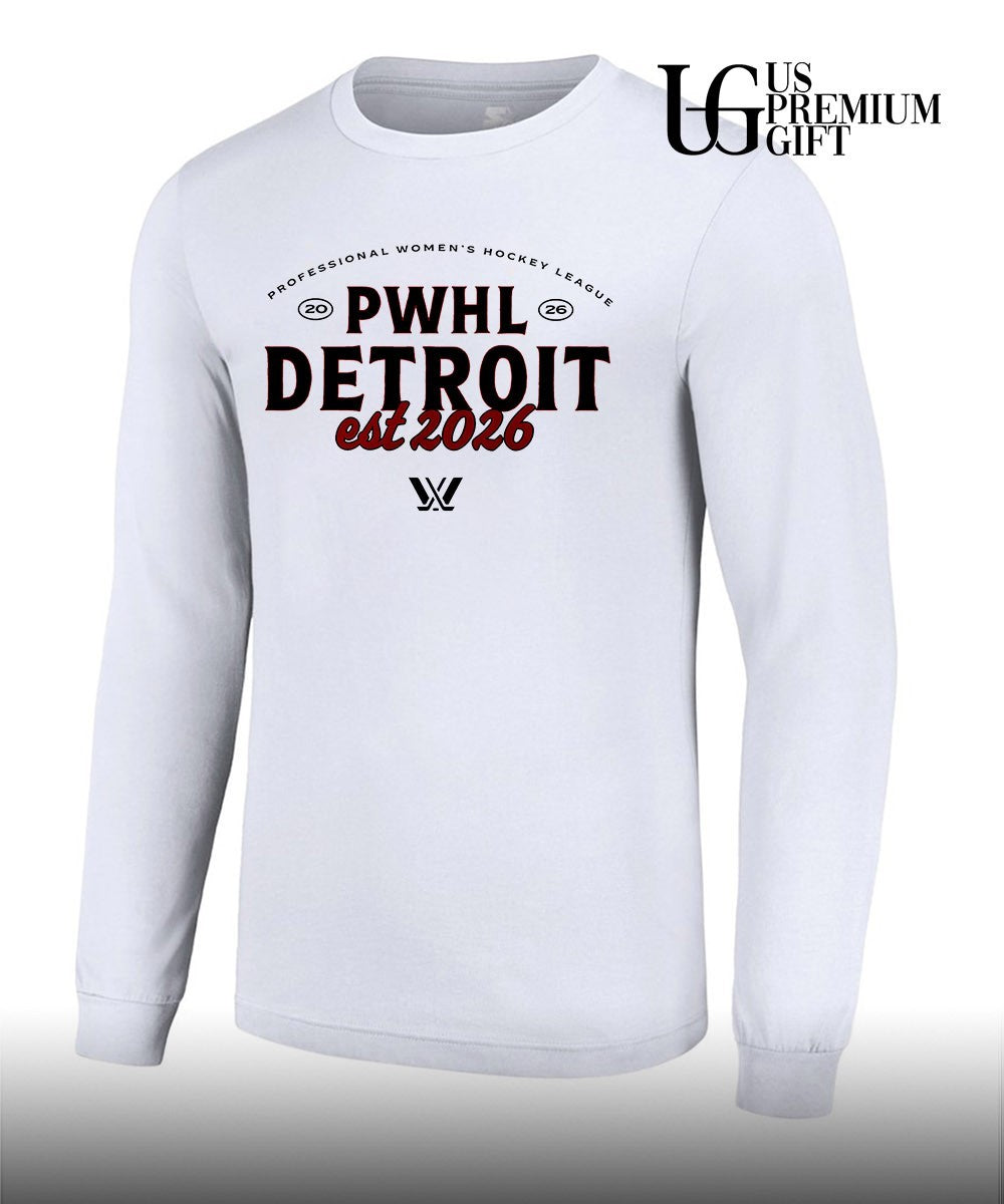 PWHL Detroit Est 2026 Professional Women’s Hockey League shirt