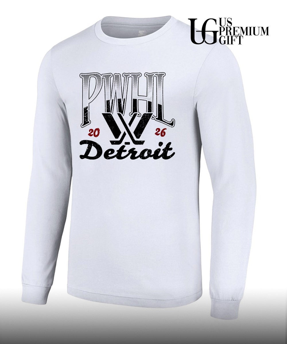 PWHL Detroit Stadium Sky High 2026 shirt