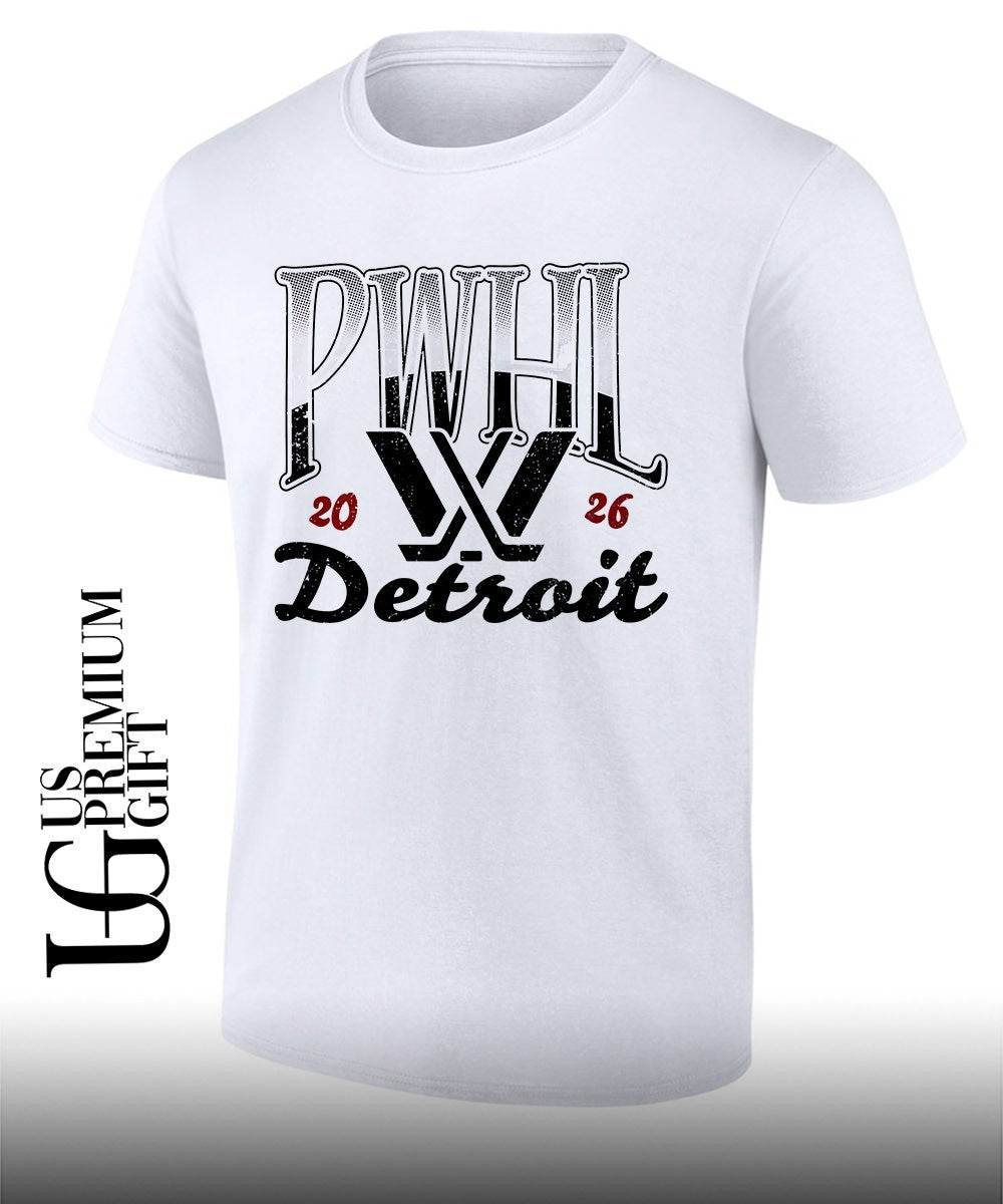 PWHL Detroit Stadium Sky High 2026 shirt