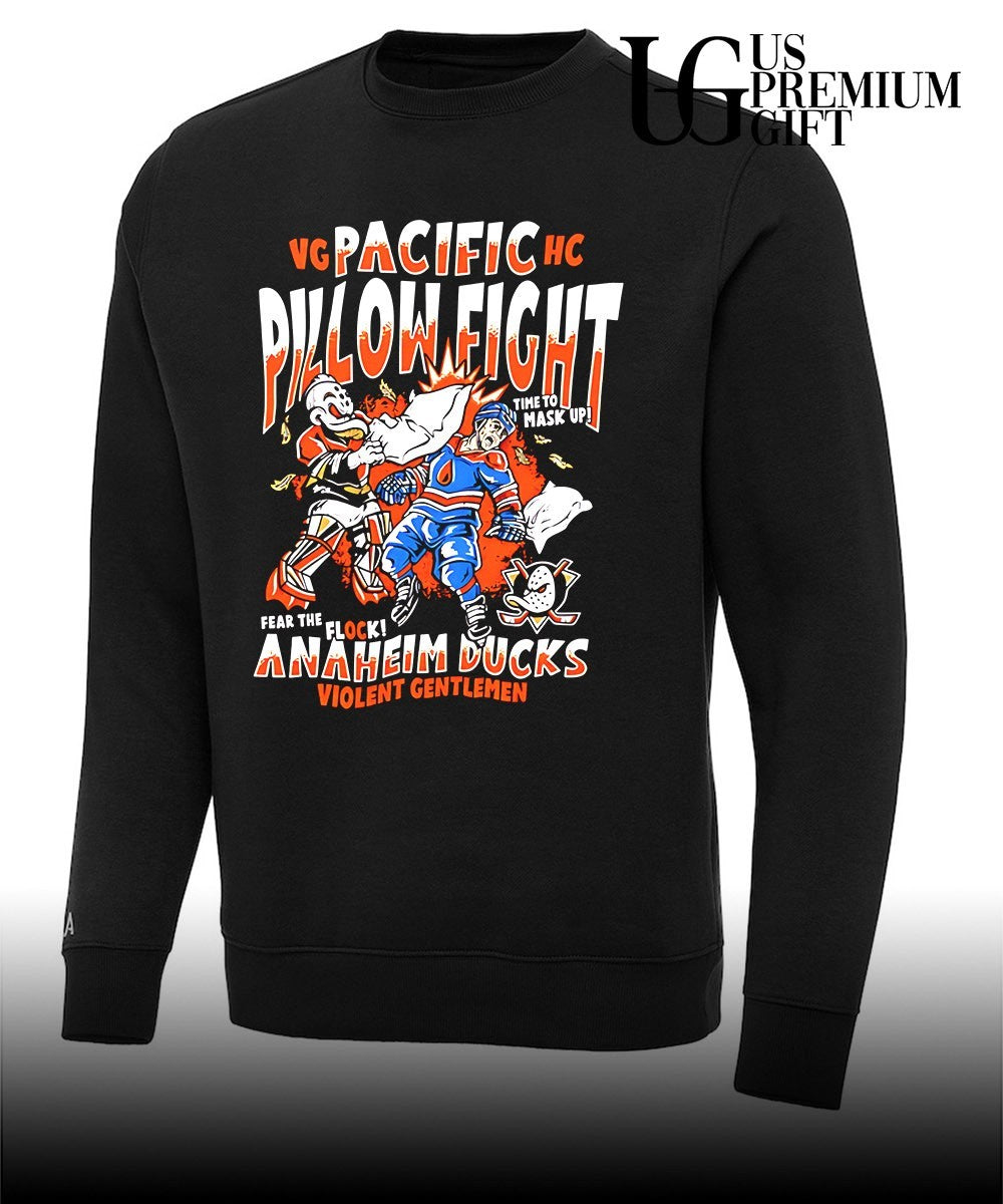 Pacific Pillow Fight Violent Gentlemen Anaheim Ducks hockey shirt