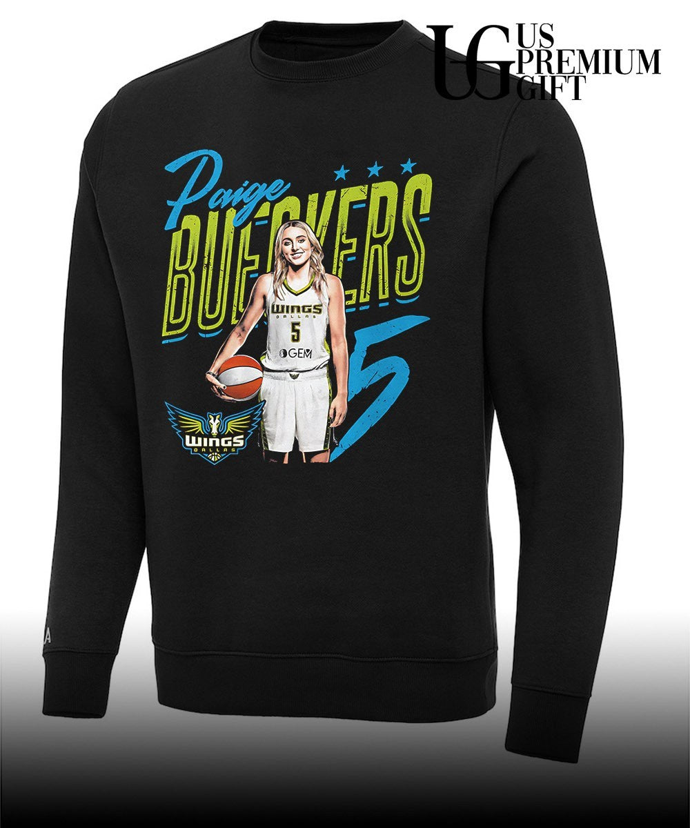 Paige Bueckers player Dallas Wings basketball 2026 graphic shirt