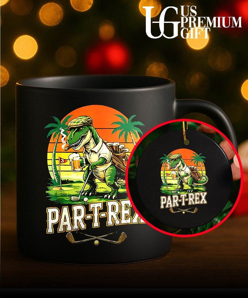 Par-T-Rex Golf Party Dinosaur Golfer shirt