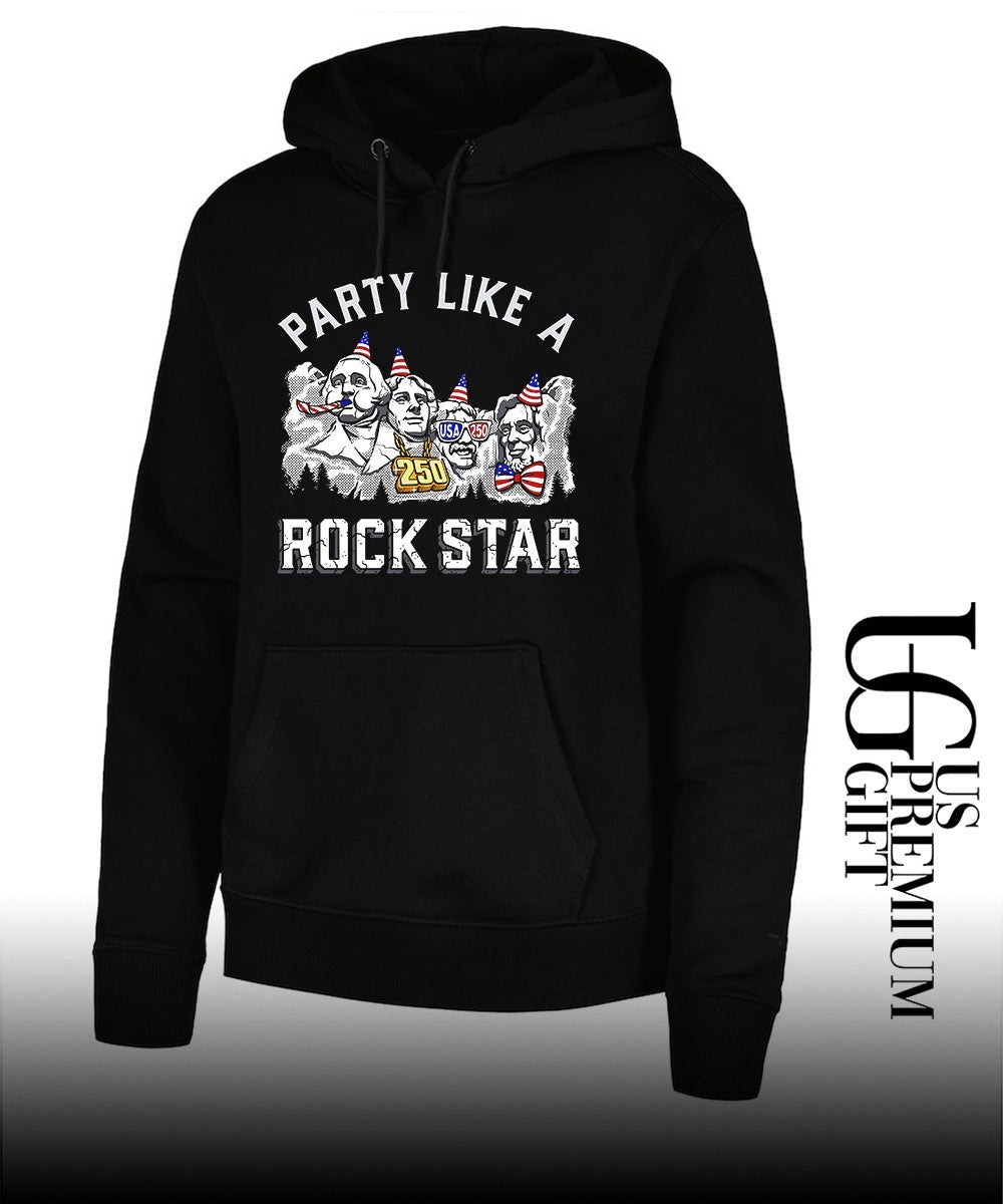 Party Like A Rock Star Rushmore USA 250 Mount Rushmore shirt