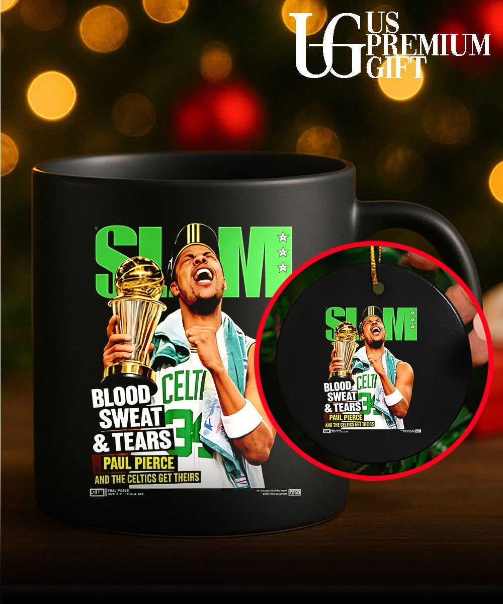 Paul Pierce Boston Celtics NBA SLAM Hardwood Blood Sweat and Tears shirt