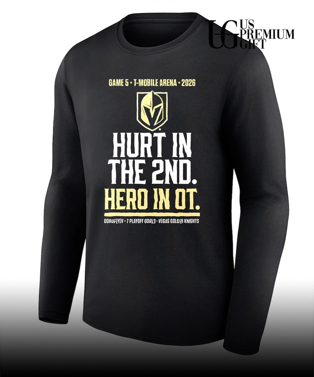 Pavel Dorofeyev 7 Playoff Goals Hurt Then Hero Golden Knights Playoffs 2026 NHL shirt