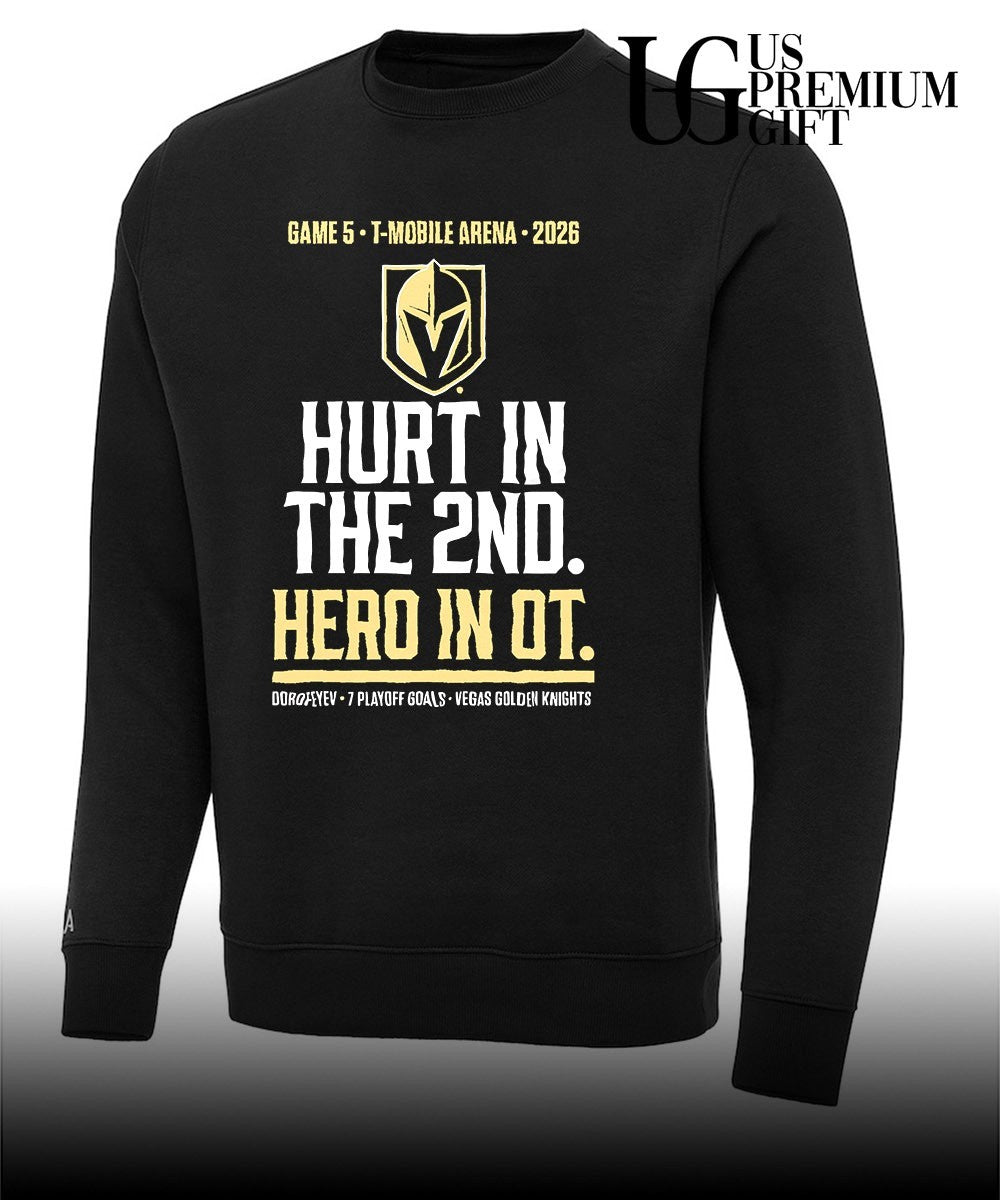 Pavel Dorofeyev 7 Playoff Goals Hurt Then Hero Golden Knights Playoffs 2026 NHL shirt