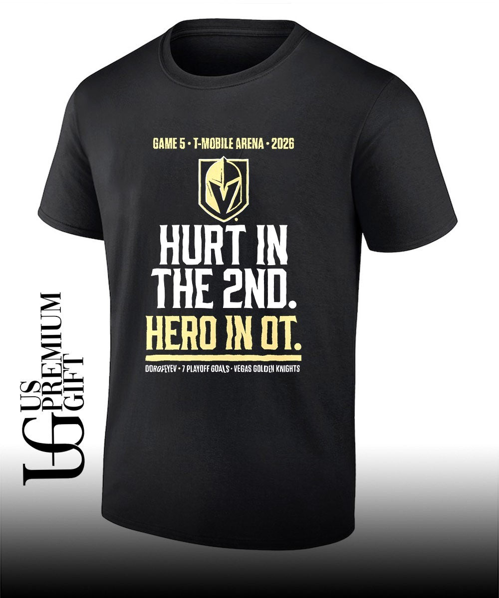 Pavel Dorofeyev 7 Playoff Goals Hurt Then Hero Golden Knights Playoffs 2026 NHL shirt