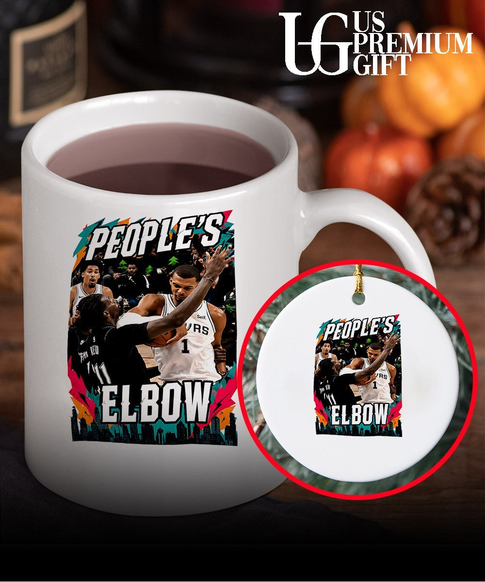 People’s Elbow Victor Wembanyama San Antonio Spurs NBA 2026 shirt