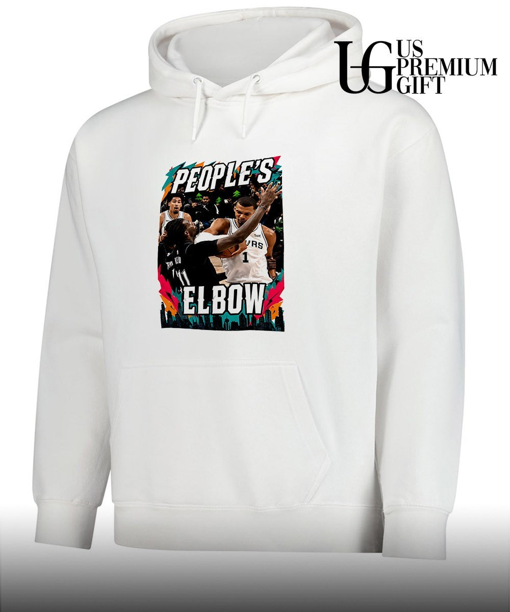 People’s Elbow Victor Wembanyama San Antonio Spurs NBA 2026 shirt