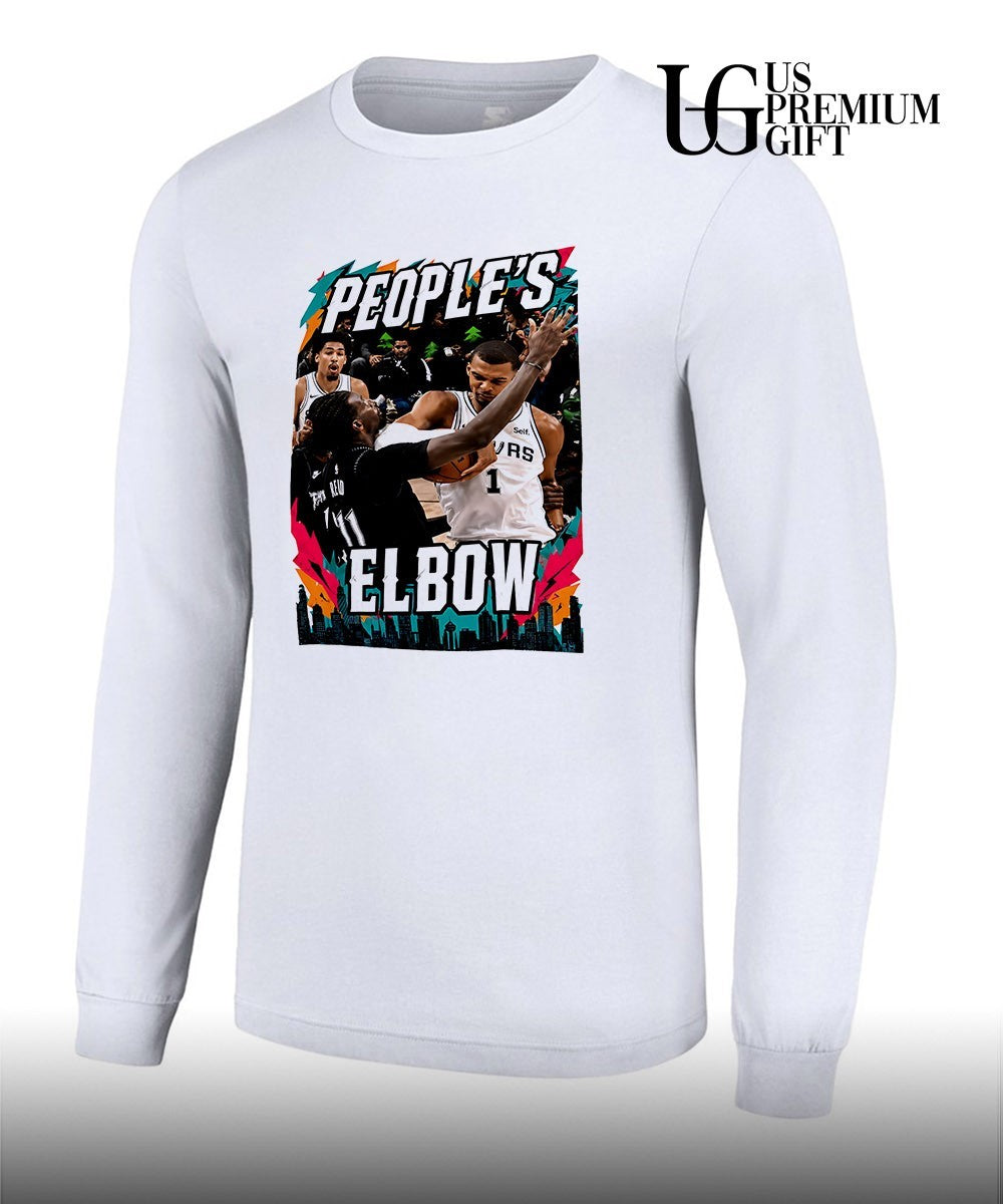 People’s Elbow Victor Wembanyama San Antonio Spurs NBA 2026 shirt