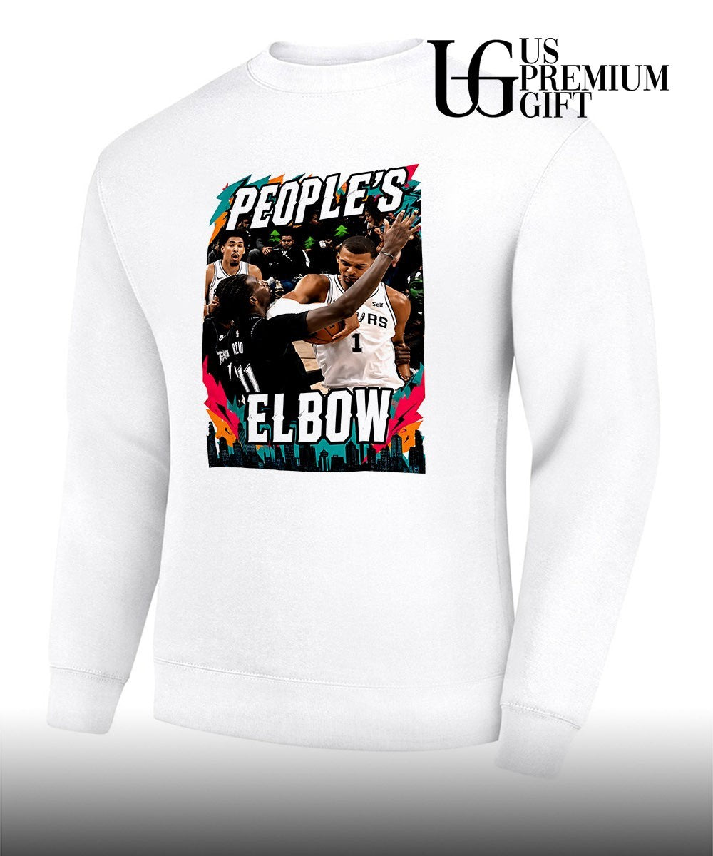 People’s Elbow Victor Wembanyama San Antonio Spurs NBA 2026 shirt