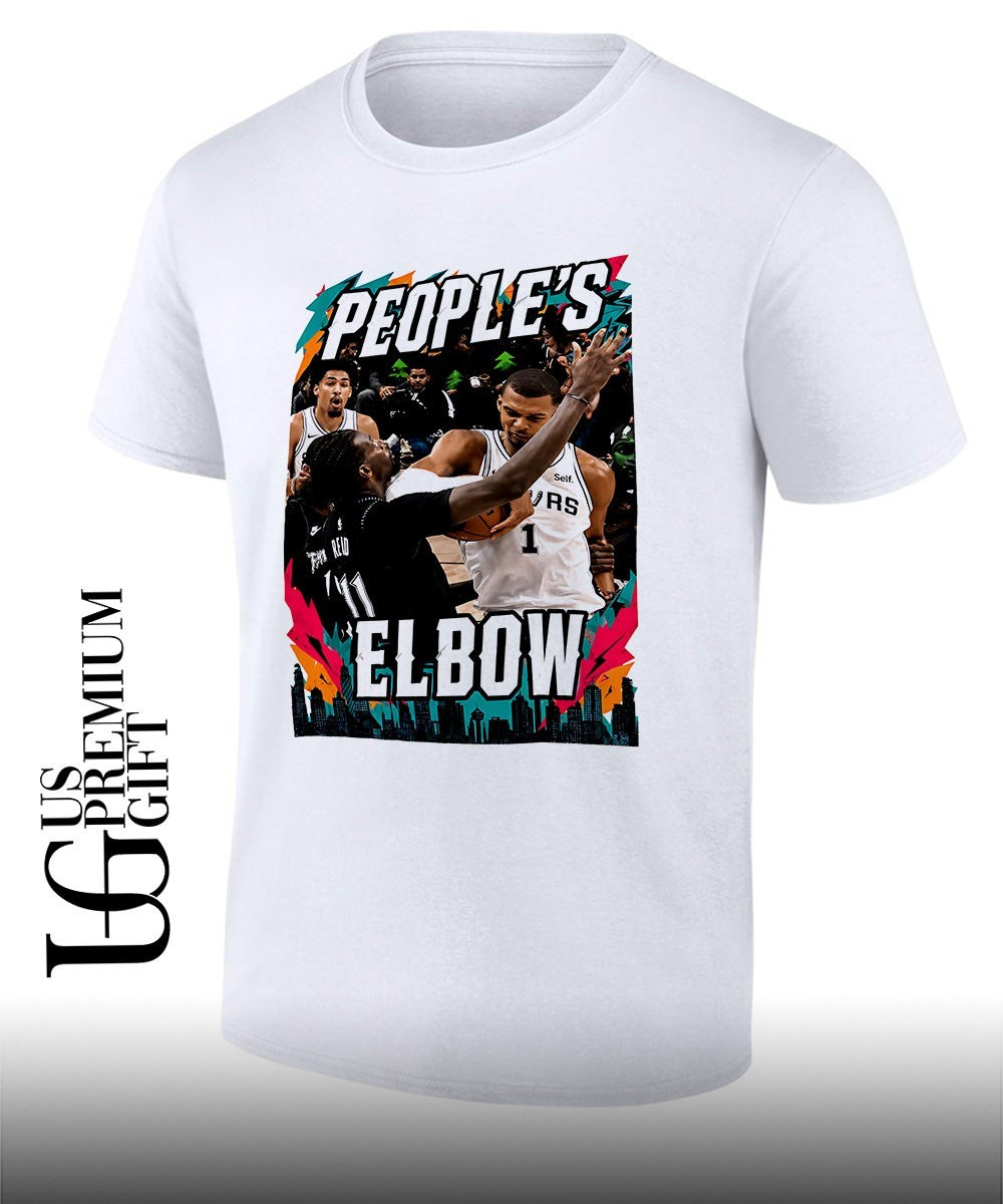 People’s Elbow Victor Wembanyama San Antonio Spurs NBA 2026 shirt