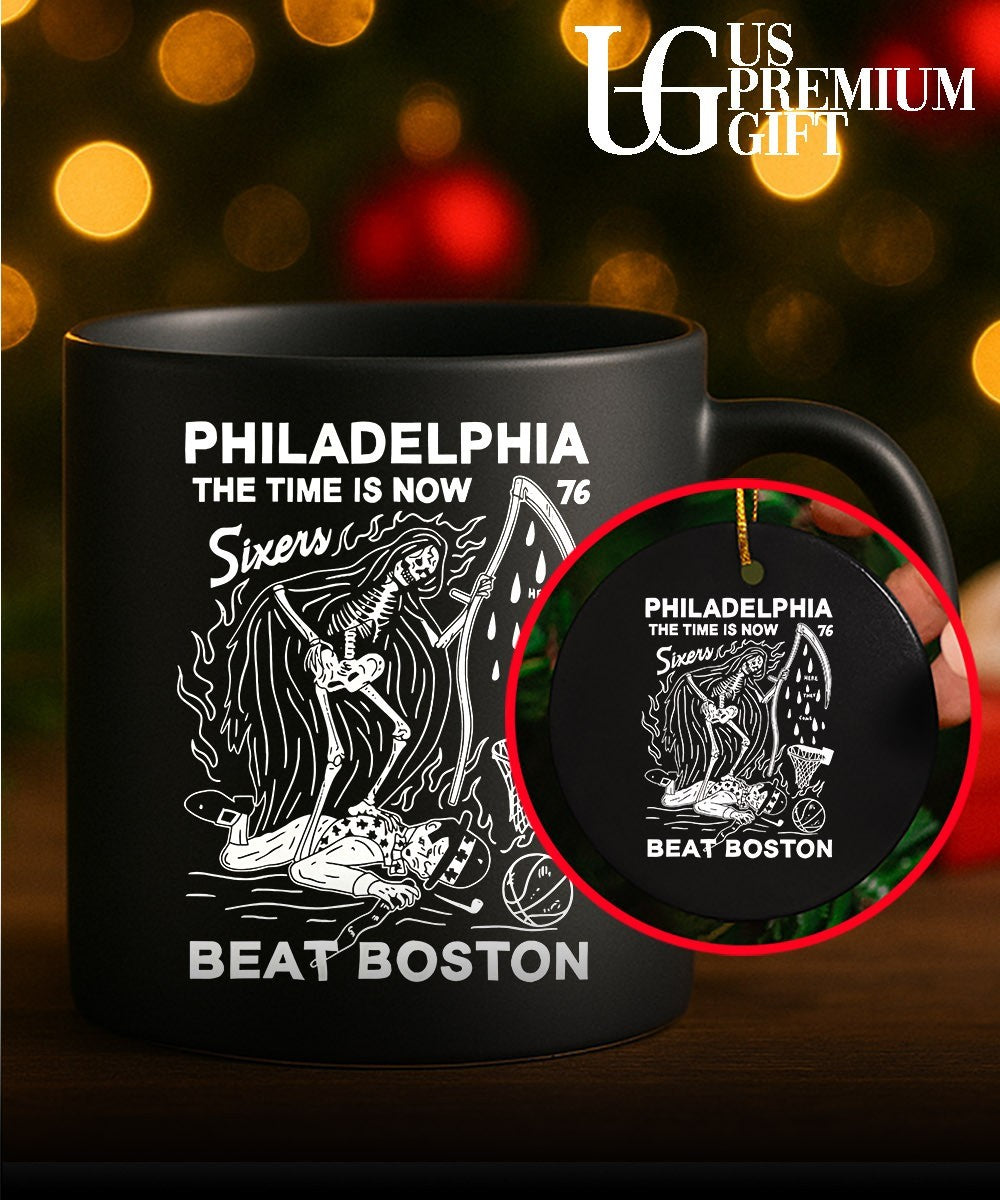 Philadelphia 76ers the time now we beat Boston shirt
