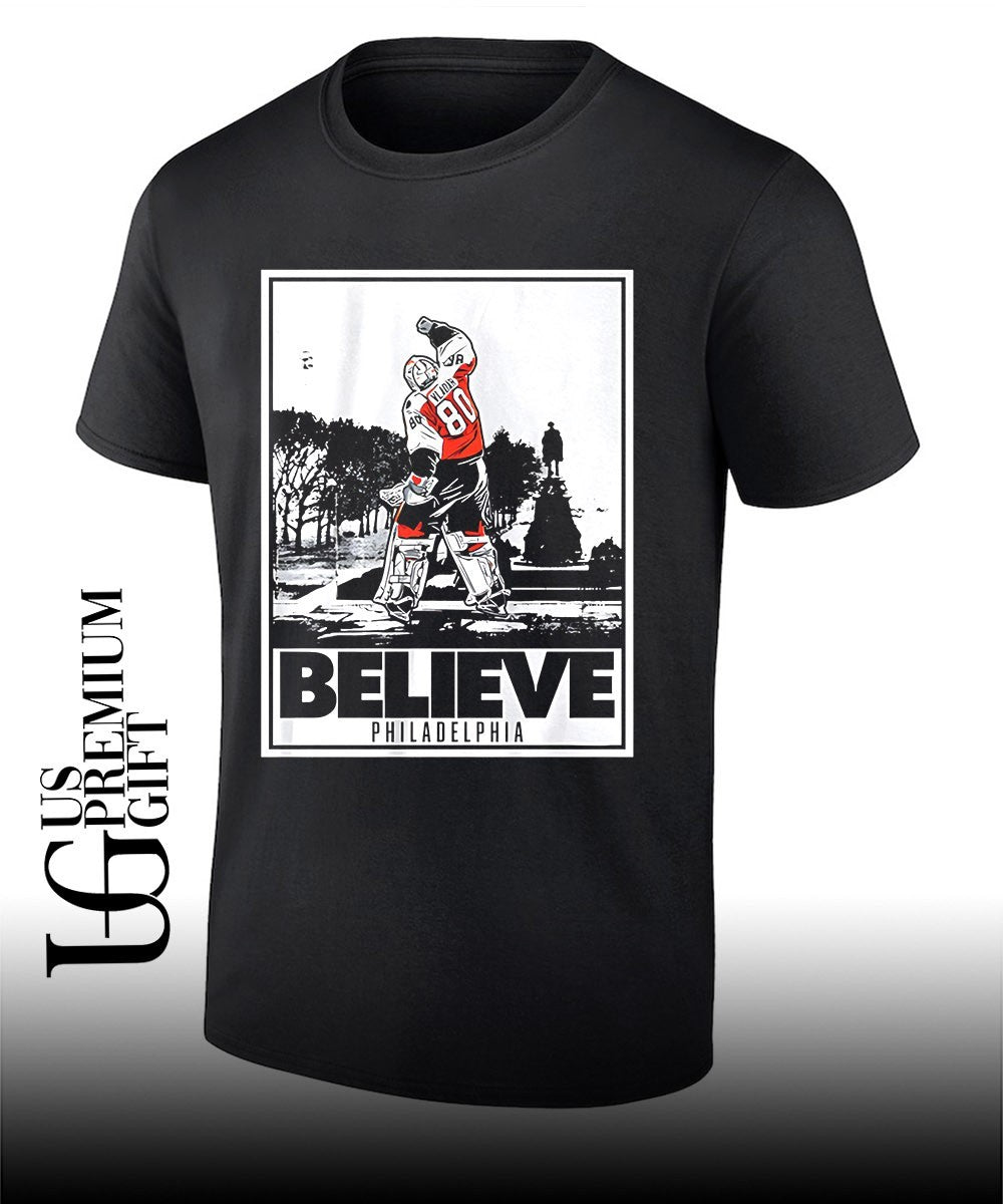 Philadelphia Flyers Dan Vladar believe poster T-shirt
