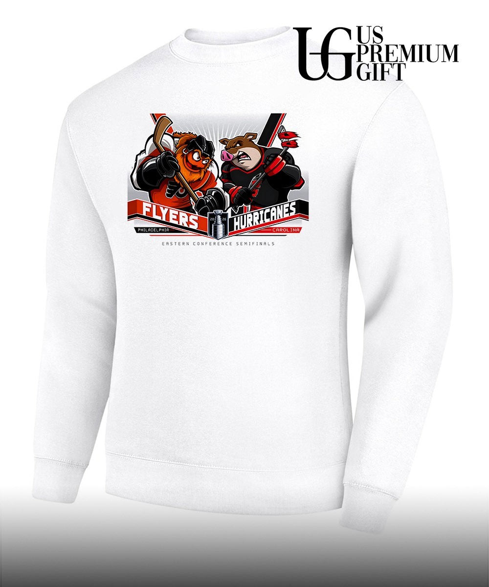 Philadelphia Flyers vs Carolina Hurricanes NHL Eastern Conference Semifinals 2026 mascot shirt