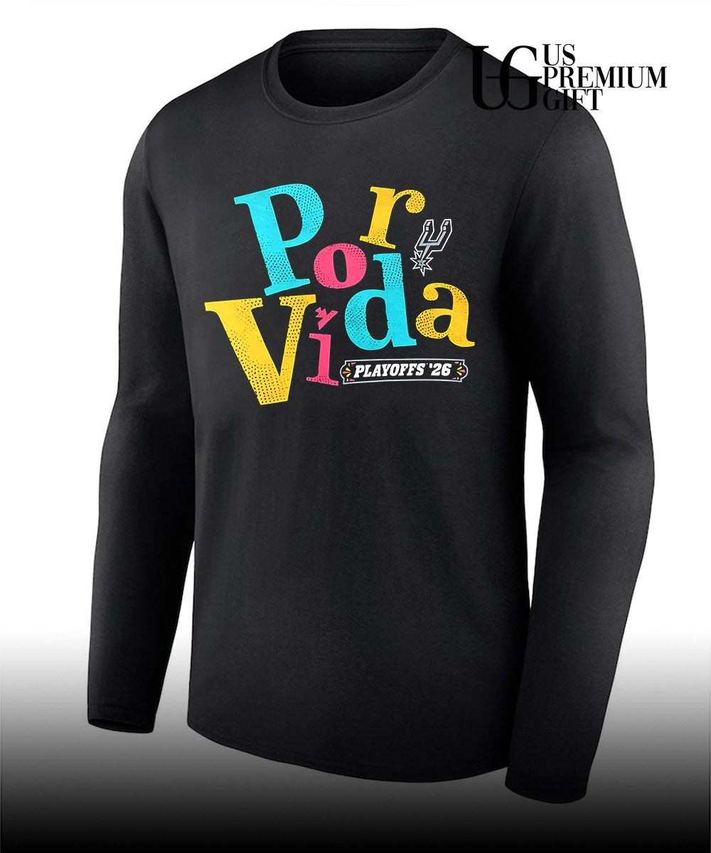 Por Vida San Antonio Spurs NBA Playoffs 2026 shirt