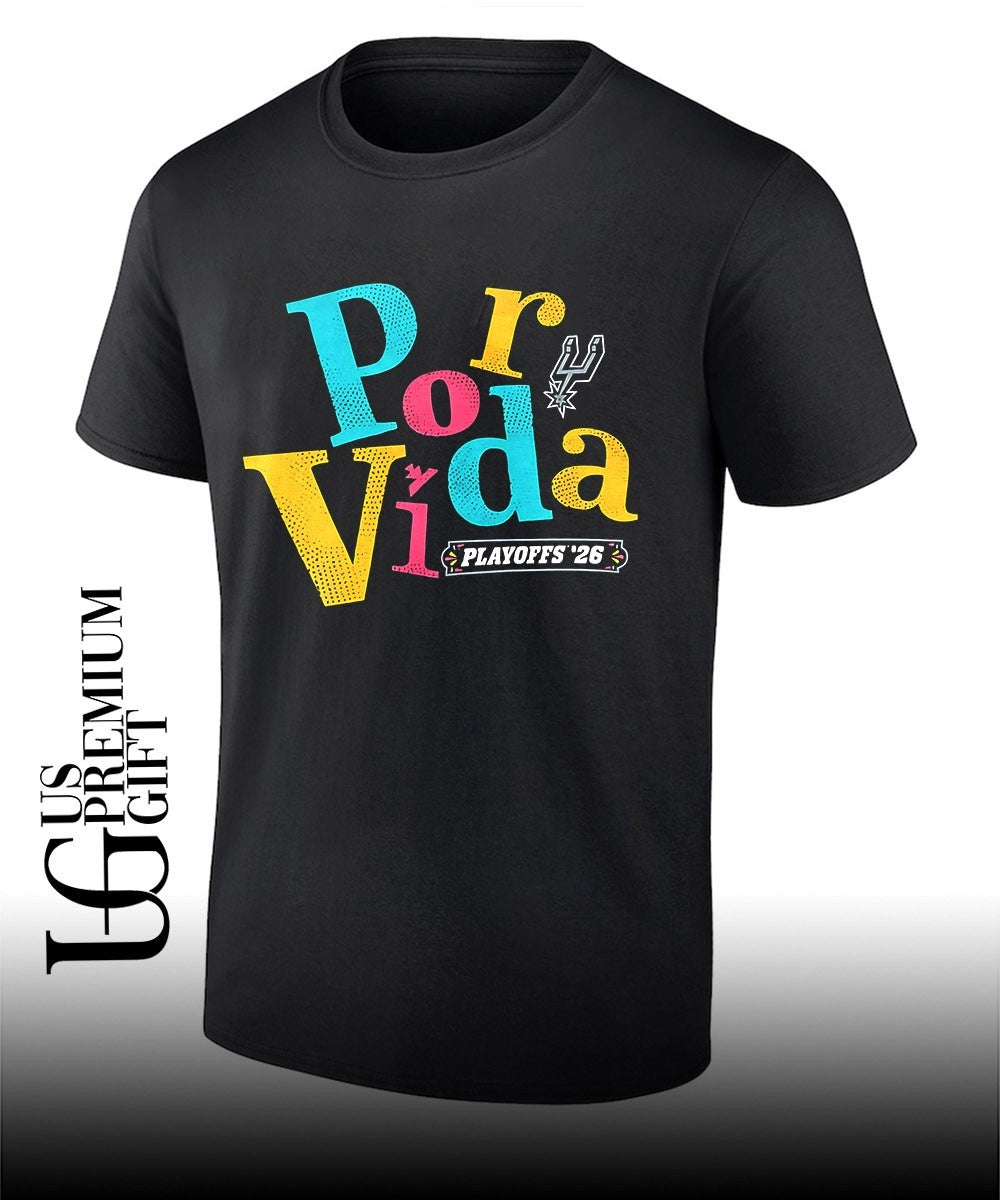 Por Vida San Antonio Spurs NBA Playoffs 2026 shirt
