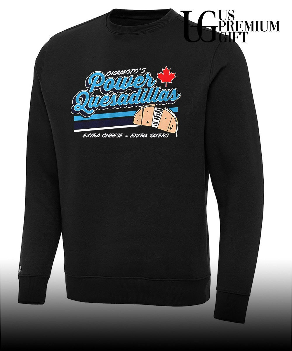 Power Quesadillas Kazuma Okamoto Toronto Blue Jays baseball extra cheese equal extra taters shirt