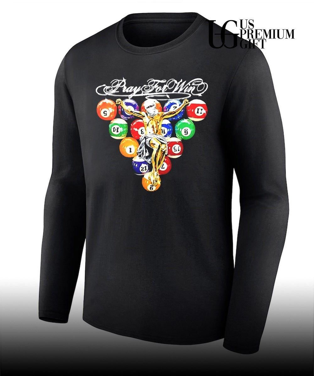 Pray for win billiards 2026 T-shirt