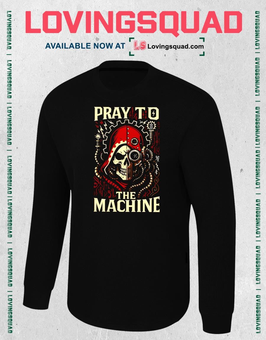 Pray to the Machine Skull Shirt
