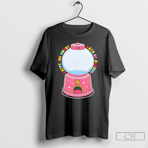 Premium 100 Days Of School Gumball Machine Empty Diy Project Blank T-Shirts, Hoodie, Sweatshirt | PopFlextees.com