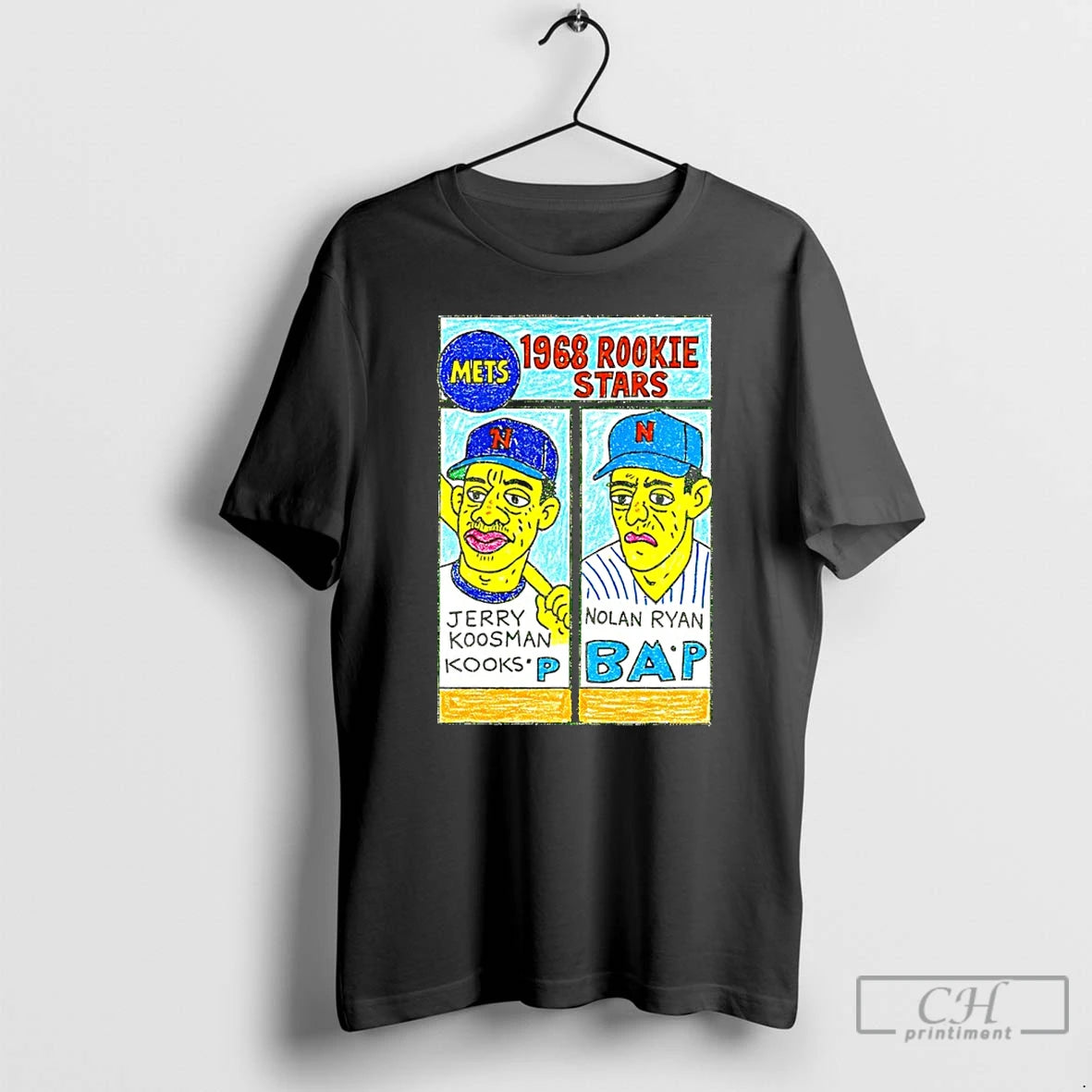 Premium 1968 Rookie Stars Jerry Koosman And Nolan Ryan Mets Art T-Shirts, Hoodie, Sweatshirt | PopFlextees.com