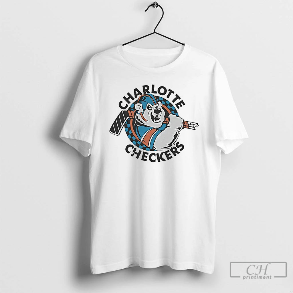 Premium 1993 Charlotte Checkers Logo T-Shirts, Hoodie, Sweatshirt | PopFlextees.com