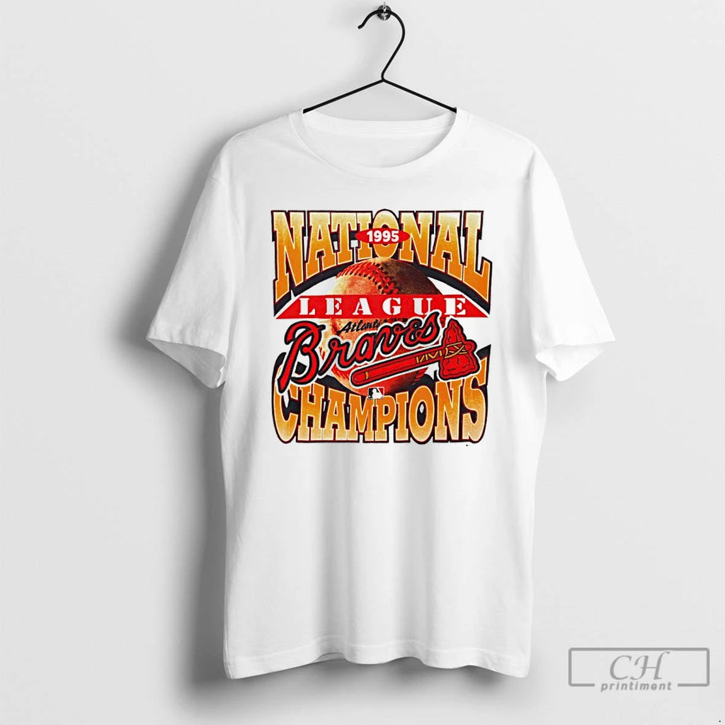 Premium 1995 National League Champions Atlanta Braves T-Shirts, Hoodie, Sweatshirt | PopFlextees.com